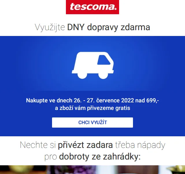 Tescoma: Doprava zdarma nad 699 Kč + slevy až 20 % – červenec 2022 | Nuslet.cz