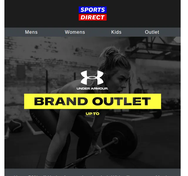 Sportsdirect: Under Armour až 50 % sleva – červen 2026 | Nuslet.cz
