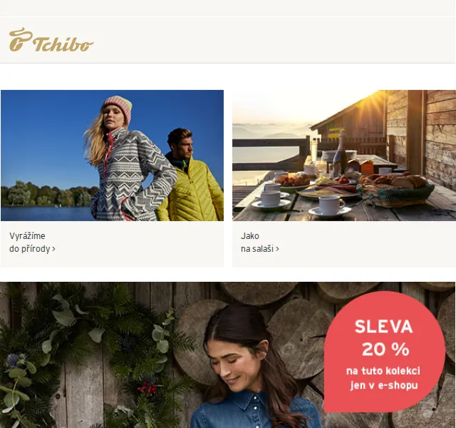 Tchibo: 20% sleva na Dresscode a Wellness – červen 2026 | Nuslet.cz
