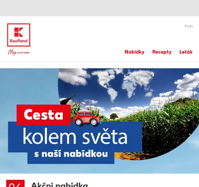 Kaufland: Akční leták Cesta kolem světa – červen 2026 | Nuslet.cz