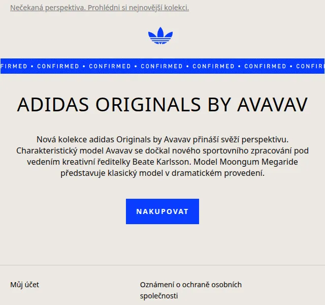 Adidas: Avavav kolekce – červen 2026 | Nuslet.cz