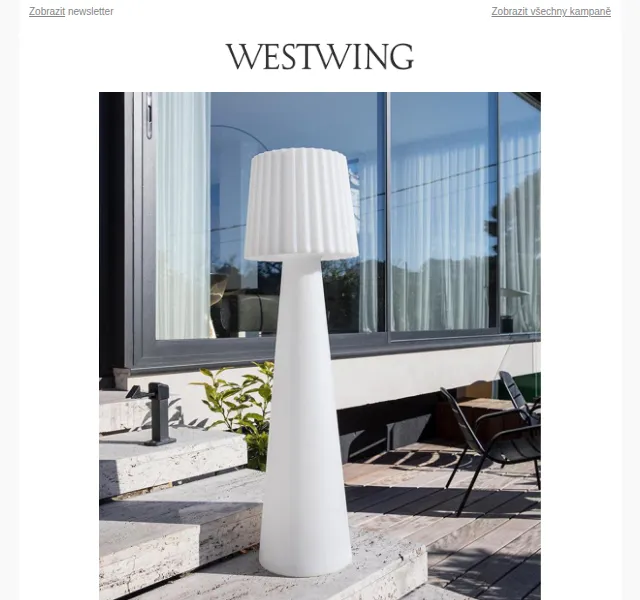 Westwing: Lumisky zahradní svítidla – červen 2026 | Nuslet.cz