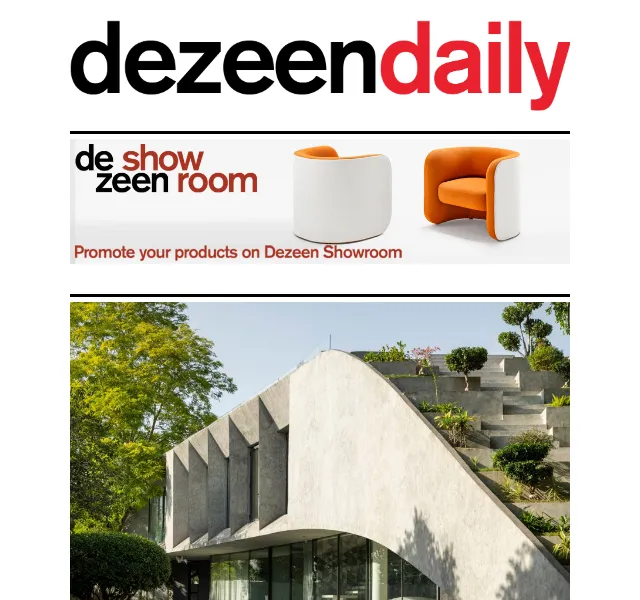 Dezeen Daily: Zaha Hadid modulární třídy a Norm Architects jachta – červen 2026 | Nuslet.cz