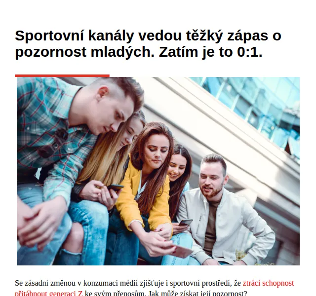 Marketing & Media: Digitální reklama a sport – červen 2026 | Nuslet.cz