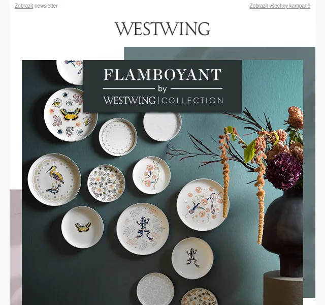 Westwing: Sada FLAMBOYANT od Westwing Collection – červen 2026 | Nuslet.cz