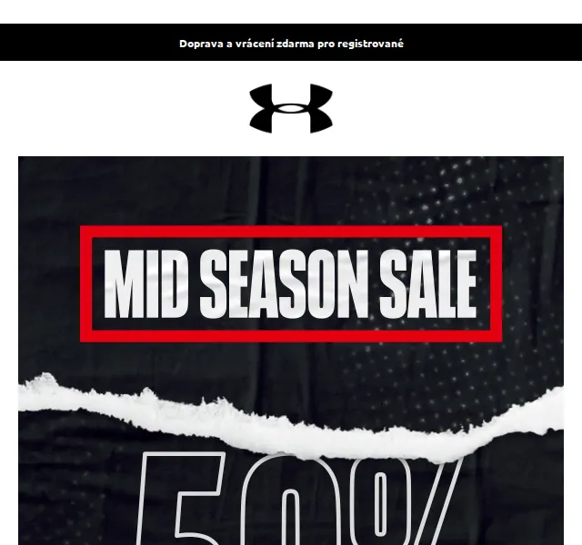Under Armour: Mid Season sale – slevy až 50 % – červen 2026 | Nuslet.cz