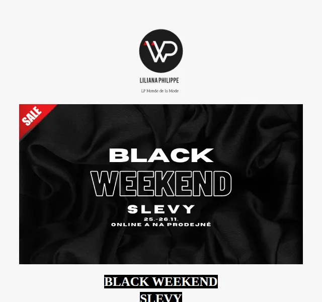 lilianaphilippe: Black Weekend slevy – červen 2026 | Nuslet.cz