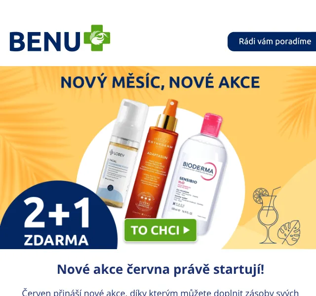 BENU E-shop: Sleva až 46 % na Bioderma – červen 2026