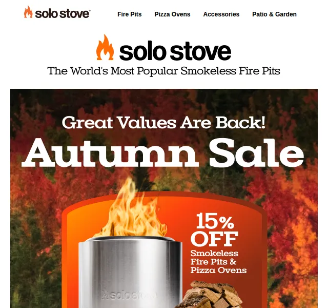 Solo Stove EU: Podzimní sleva 15 % – červen 2026 | Nuslet.cz