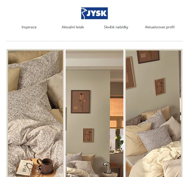 JYSK: Povlečení se slevou až -46 % – duben 2026 | Nuslet.cz
