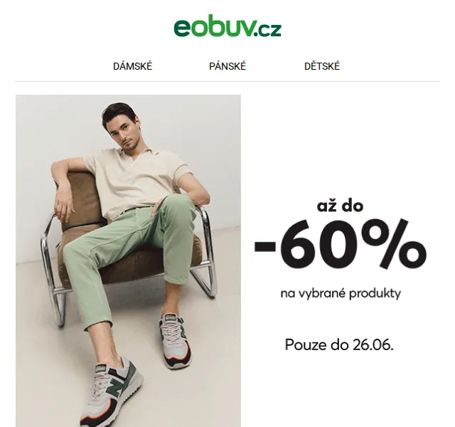 eobuv.cz: Slevy do -60 % – červen 2026 | Nuslet.cz