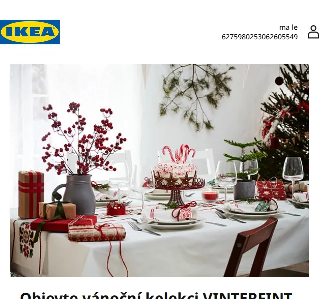 Ikea: Vánoční kolekce VINTERFINT a adventní kalendář – červen 2026 | Nuslet.cz