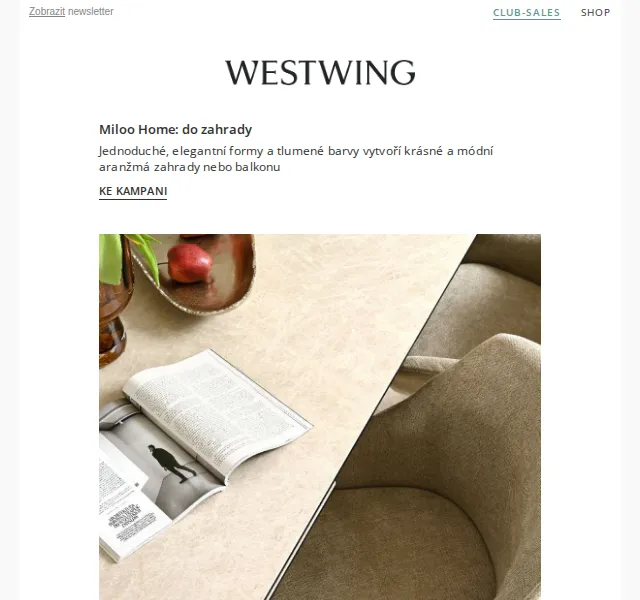 Westwing: Miloo Home, dětské doplňky a hodiny – červenec 2026 | Nuslet.cz