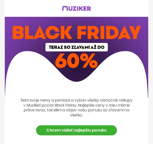Muziker: výprodej až 60 % – červen 2026 | Nuslet.cz
