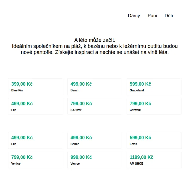 DEICHMANN: Nové pantofle od 399 Kč – červen 2026 | Nuslet.cz
