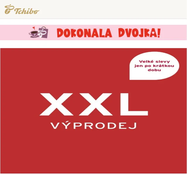 Tchibo: XXL výprodej módy, nábytku a kávy – únor 2026