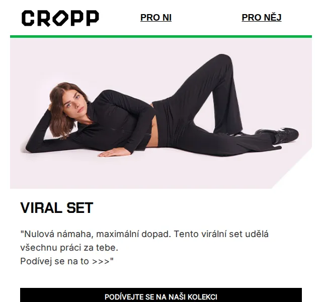 Cropp: Viral set pro ni – červenec 2026 | Nuslet.cz