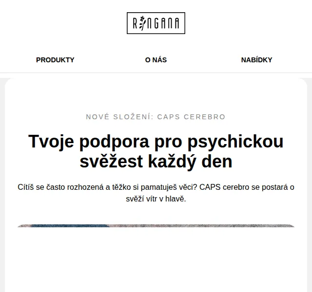 RINGANA: CAPS cerebro & CAPS d-gest – červen 2026 | Nuslet.cz