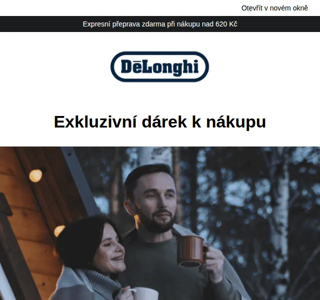 De'Longhi: Dárek zdarma k nákupu kávovaru – prosinec 2022 | Nuslet.cz