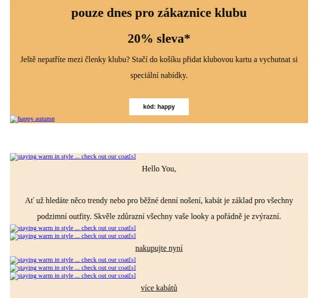 Orsay: kabátová sezóna s 20% slevou – říjen 2021 | Nuslet.cz