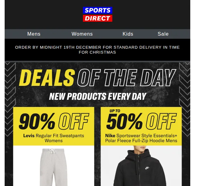 Sportsdirect: Levis joggers za 149 Kč – červen 2026 | Nuslet.cz