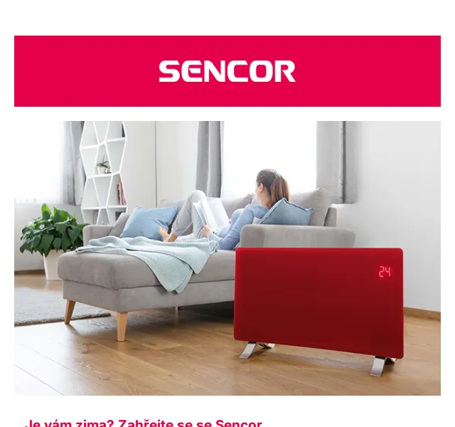 Sencor: Zimní výprodej topidel – slevy až 27 % | červen 2026 | Nuslet.cz