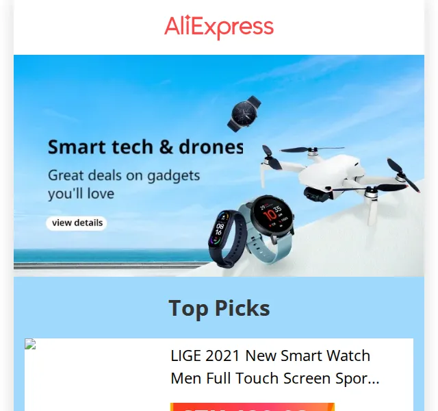 AliExpress: Smart tech & drone picks sleva až 86 % – červen 2026 | Nuslet.cz