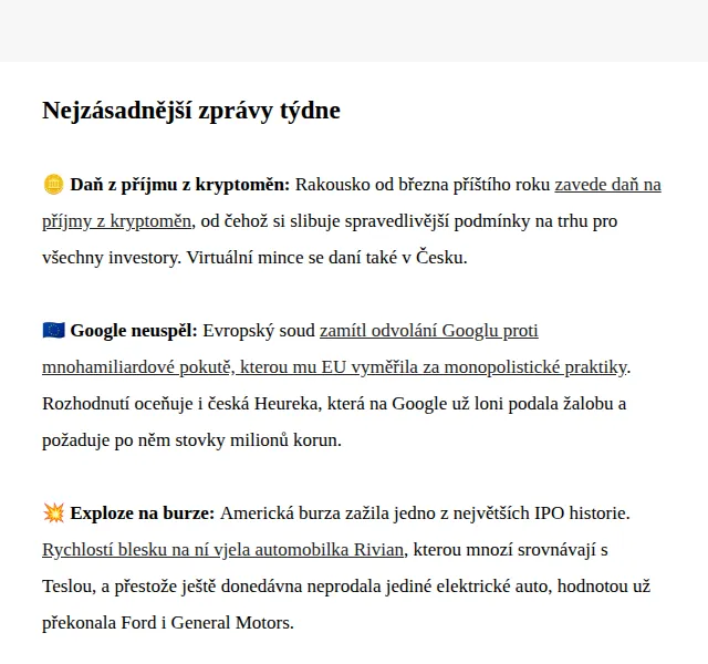CzechCrunch: Novinky z byznysu a technologií – červen 2026 | Nuslet.cz