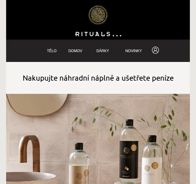 Rituals: 20 % sleva na náplně – červenec 2026 | Nuslet.cz