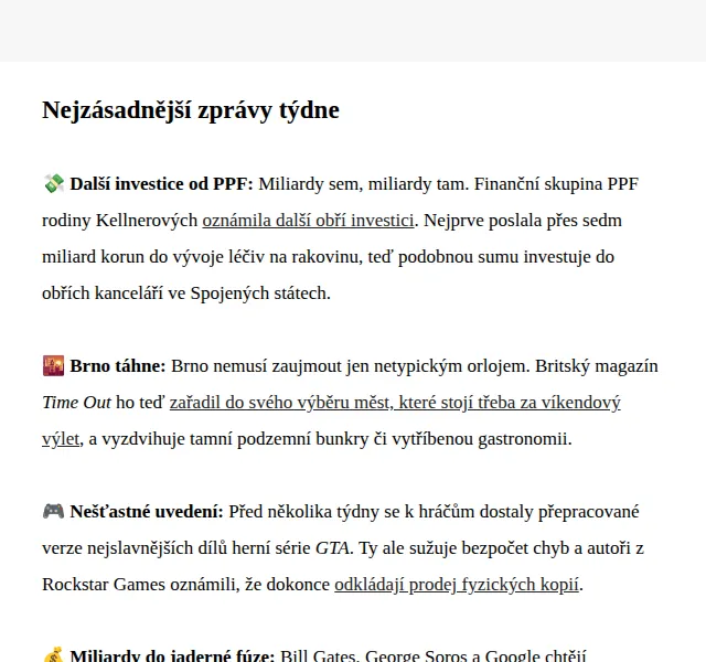 CzechCrunch: Novinky a investice – červen 2026 | Nuslet.cz