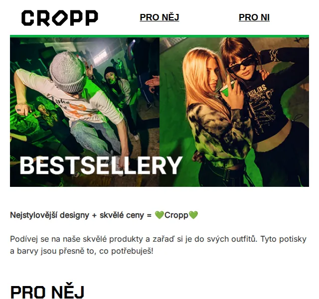 Cropp nová kolekce – červenec 2026 | Nuslet.cz