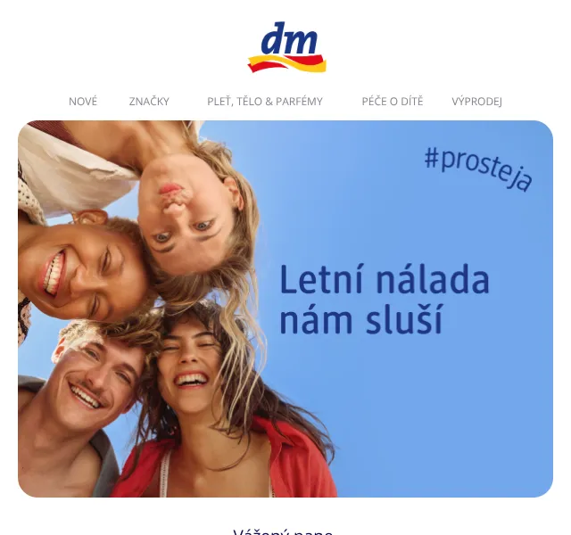 dm Drogerie: Letní novinky, SPF ochranu a eKupony | Červen 2026