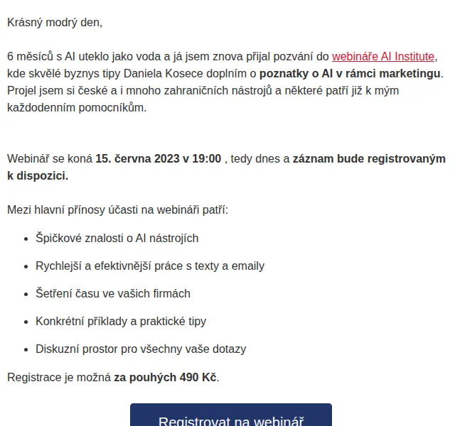 David Lörincz: Webinář o AI pro byznys – červen 2023 | Nuslet.cz