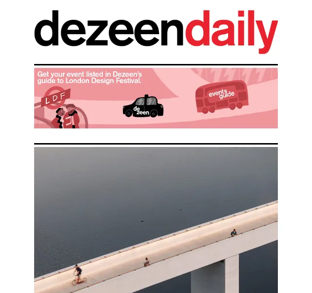 Dezeen Daily: Štvanice Footbridge v Praze – červenec 2026 | Nuslet.cz