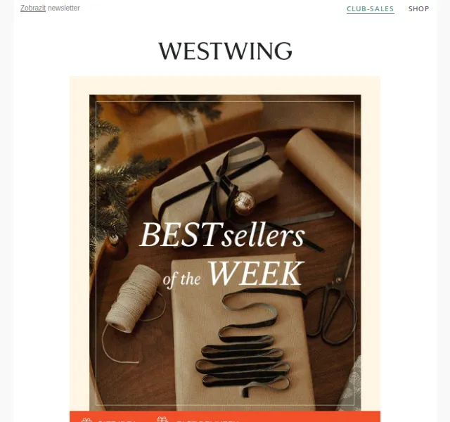 Westwing: Bestsellery týdne a Vánoční design – červenec 2026 | Nuslet.cz