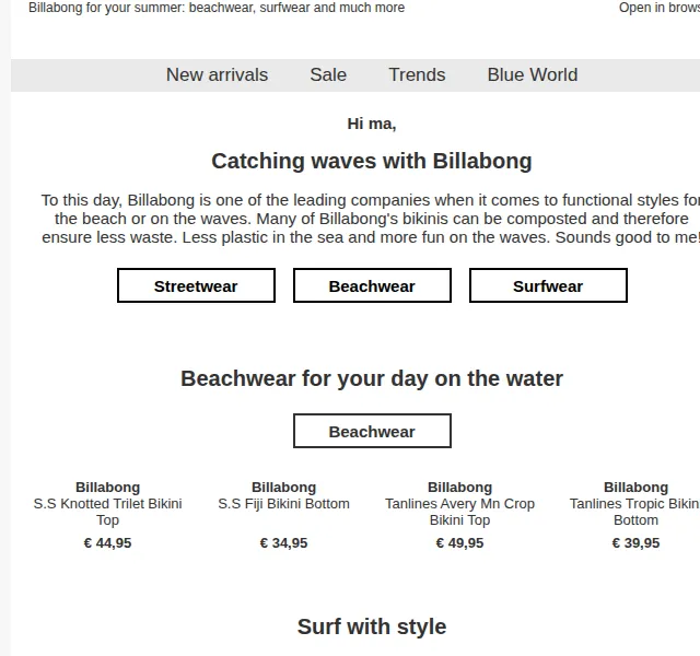 BLUE TOMATO: Billabong plavky a surfwear – červen 2026 | Nuslet.cz