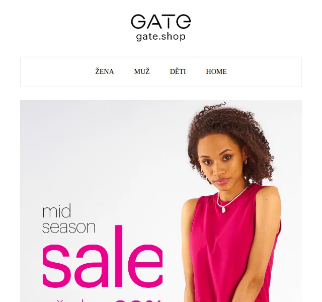 gate.shop: MID SALE slevy až -80 % – červen 2026 | Nuslet.cz