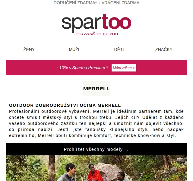 Spartoo: Módní nezbytnosti s dopravou zdarma – červen 2026 | Nuslet.cz