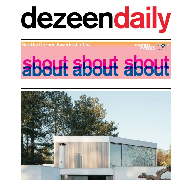 Dezeen Daily: Novinky z architektury – červen 2026 | Nuslet.cz