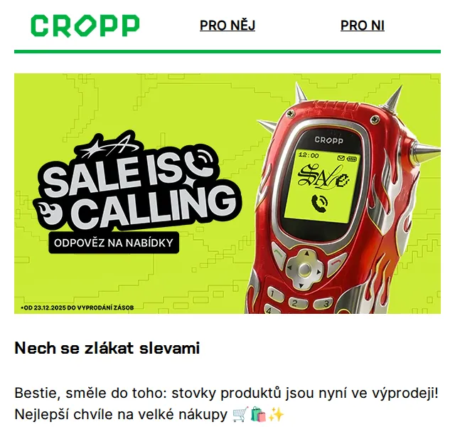 Cropp: Výprodej – duben 2026 | Nuslet.cz