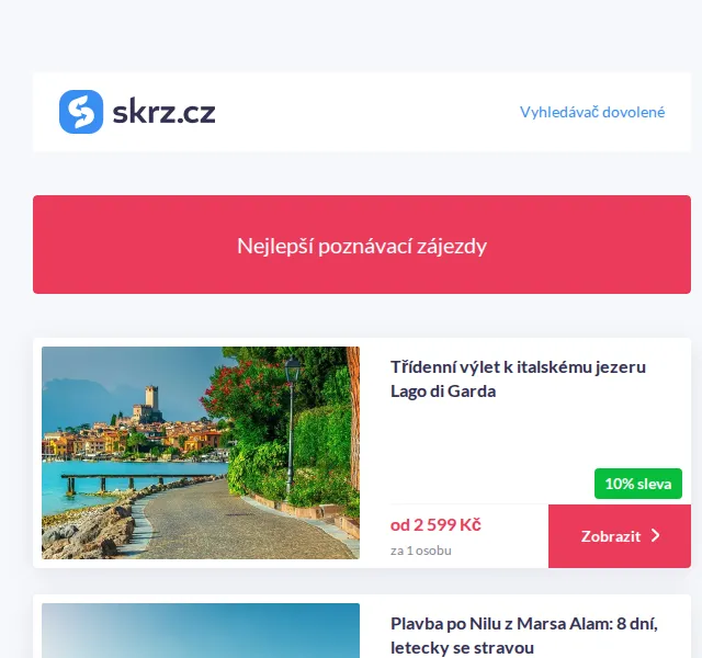 Vánoce na Skrz: Poznávací zájezdy – červen 2026 | Nuslet.cz