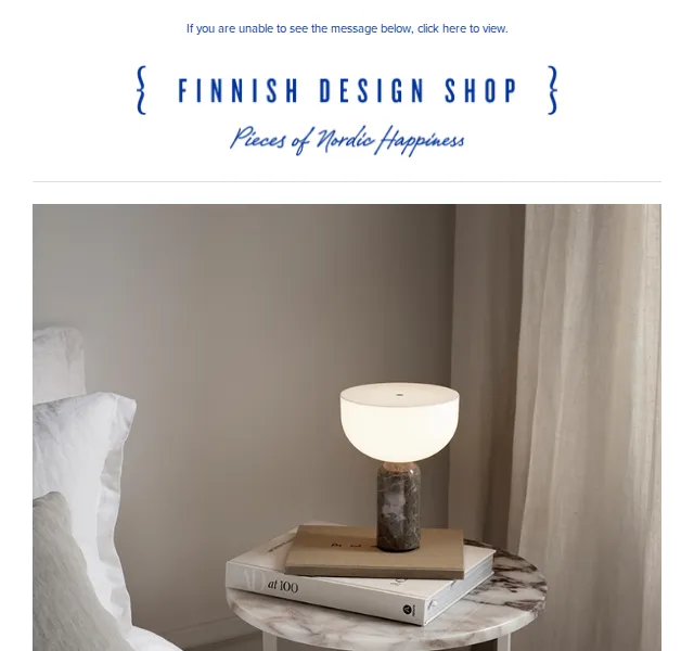 Finnish Design Shop: přenosné lampy Kizu a HAY akce – červen 2026 | Nuslet.cz