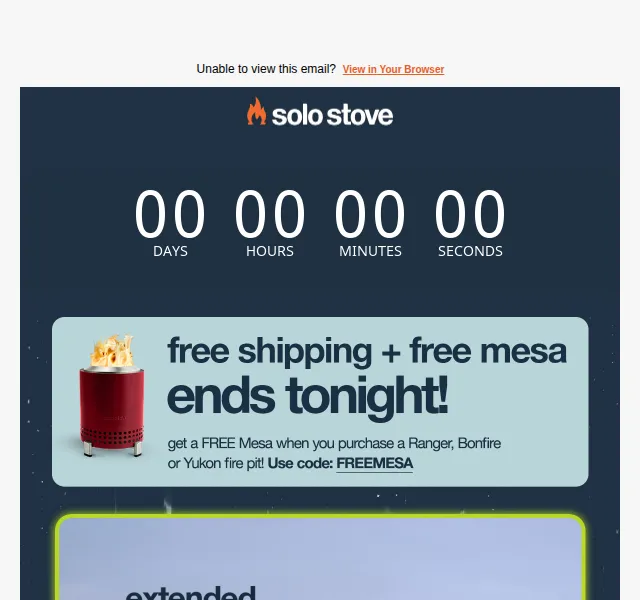 Solo Stove EU: Cyber Monday slevy + Mesa zdarma – červen 2026 | Nuslet.cz