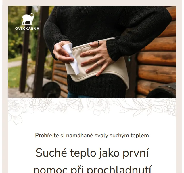 Ovečkárna: Prohřejte svaly suchým teplem – červen 2026 | Nuslet.cz
