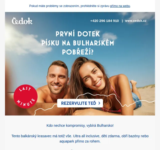 Čedok: Dovolená v Bulharsku od 8 990 Kč – červen 2026 | Nuslet.cz