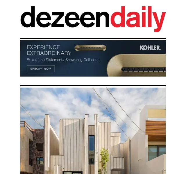 Dezeen Daily: architektura a design – červen 2026 | Nuslet.cz