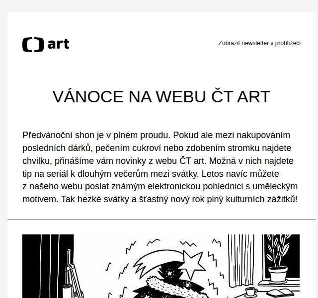 Web ČT art: Vánoční newsletter – červen 2026 | Nuslet.cz