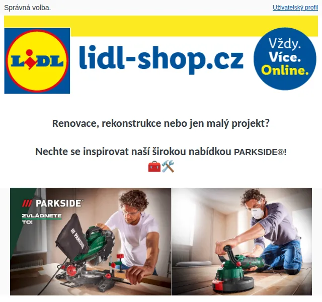 Lidl: PARKSIDE® nářadí a pracovní oblečení – červen 2026 | Nuslet.cz