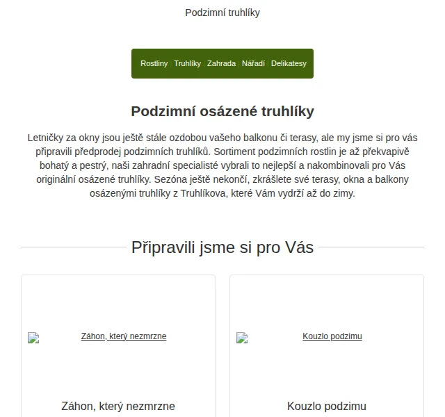 Truhlíkov.cz: Podzimní truhlíky od 849 Kč – červenec 2026 | Nuslet.cz