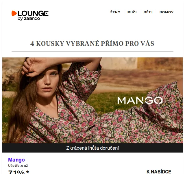 Lounge by Zalando: Mango, TWINSET a Crocs SLEVA až 80 % – červen 2026 | Nuslet.cz
